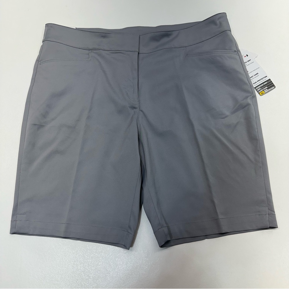 Grand Slam Performance UPF 50 Wicking 360 Stretch Shorts Womens Size 14
